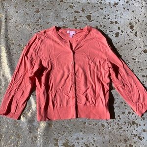 Salmon Lilly Pulitzer Cardigan